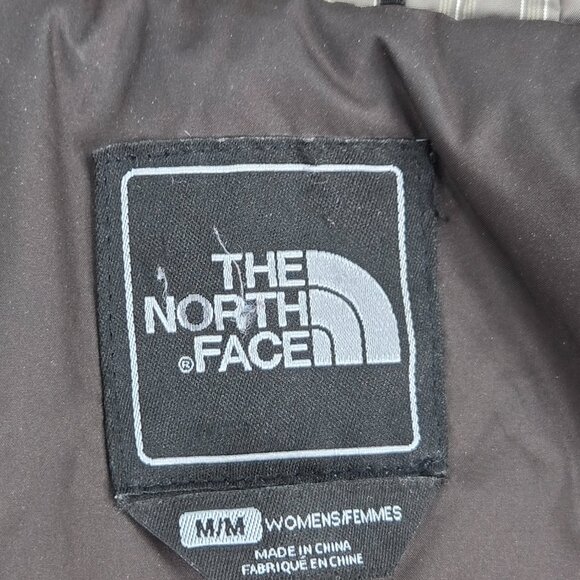 The North Face Coat Womens Medium Brown Toggle Wool Blend Hooded Jacket Pockets - Picture 8 of 16
